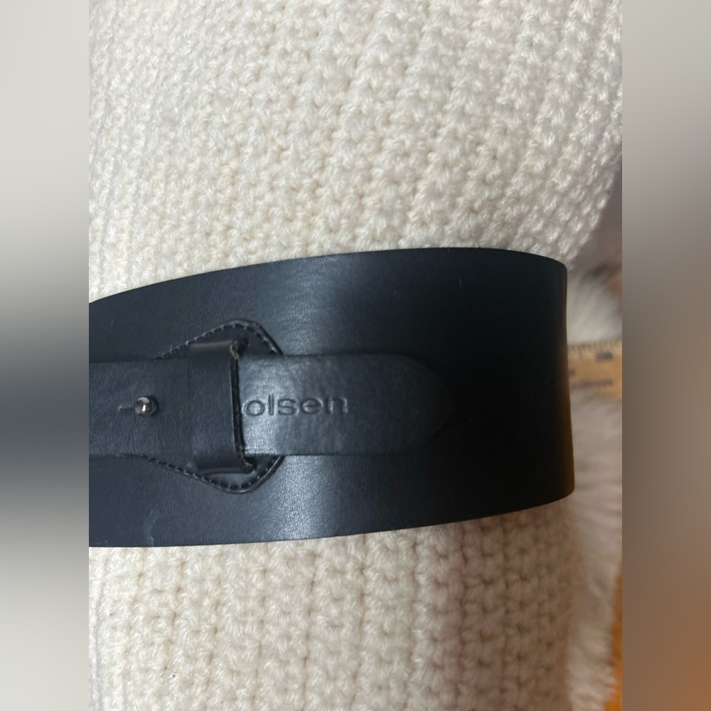 Olsen wide leather belt - Picture 11 of 11